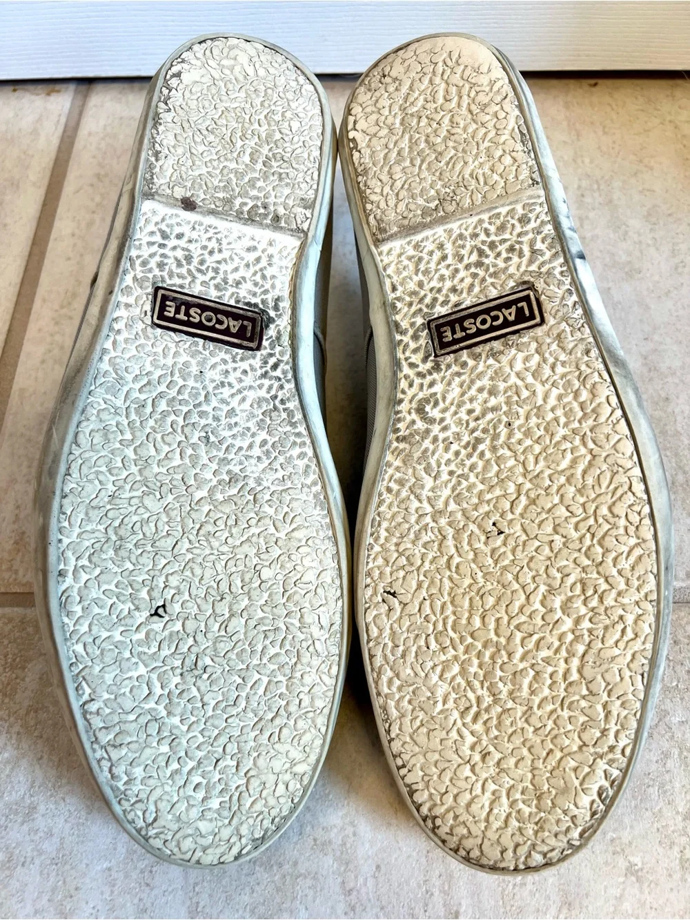 Lacoste Aristide casual canvas boat shoe Lightweight breathable twill men 12 US